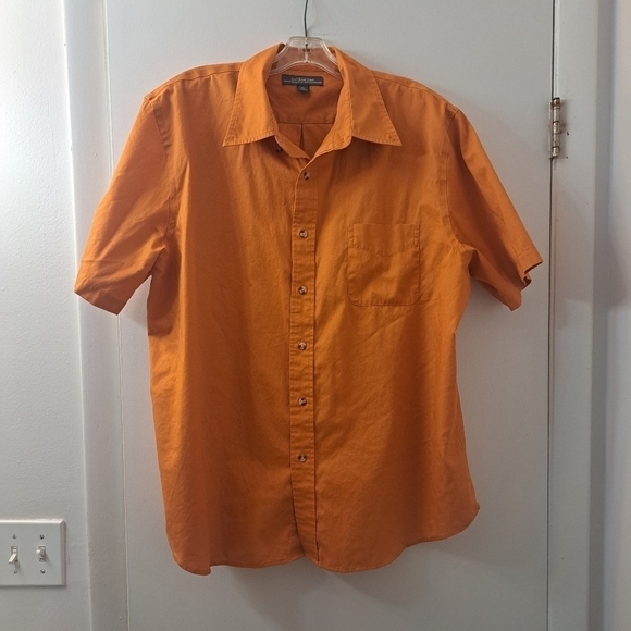 3 FOR 12 SALE Croft & Barrow Mens XL Button Down Short Sleeve Shirt - Picture 1 of 12